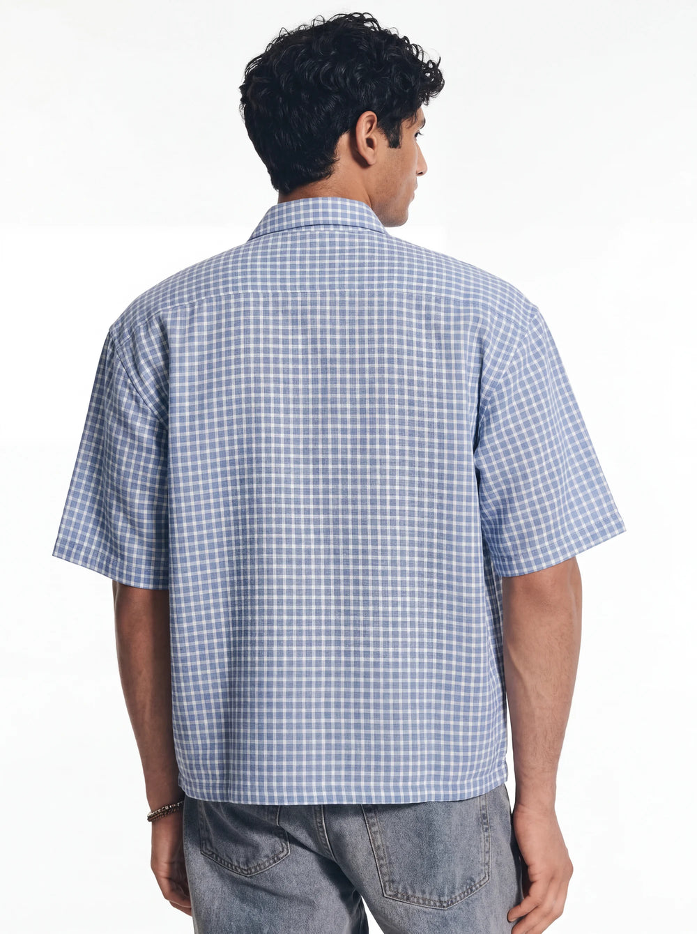 Aqua Trail Check Camp Shirt