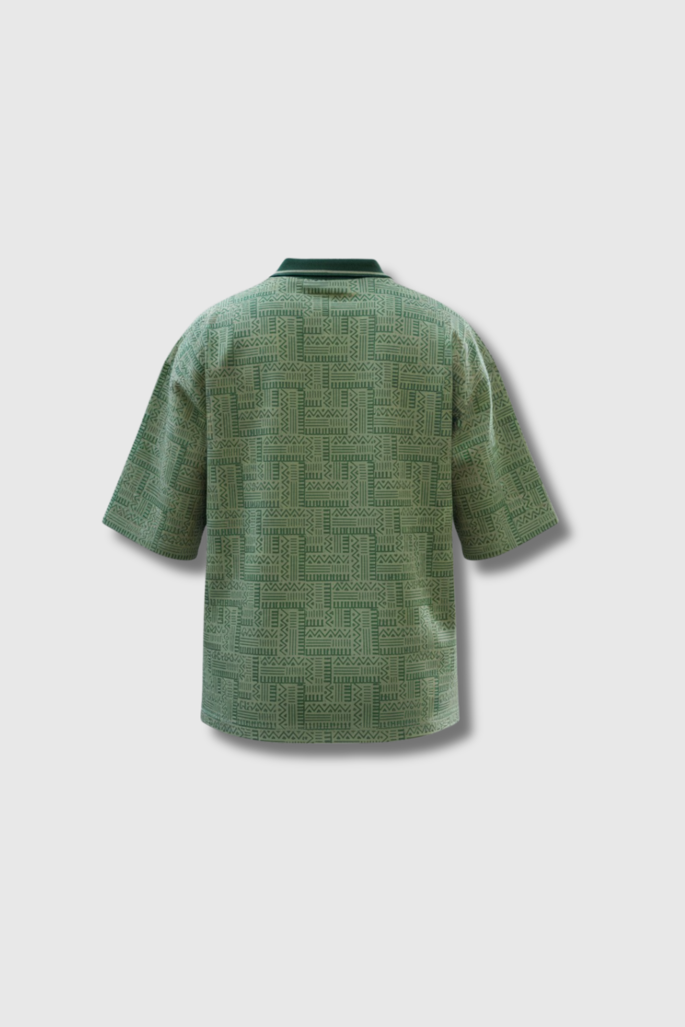 All-Over Print Formal Boxy polo