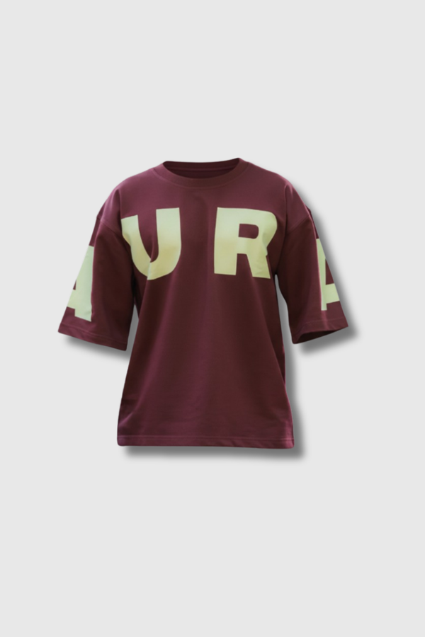 “A-to-A” Maroon Graphic Tee