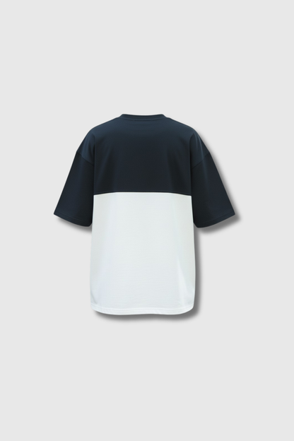 Two-Panel Minimal Branding boxy Tee