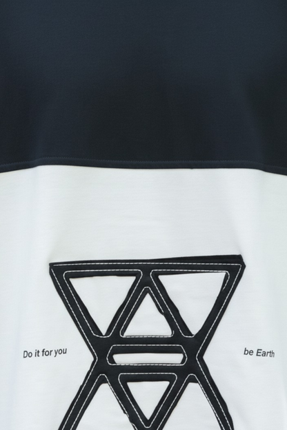 Two-Panel Minimal Branding boxy Tee