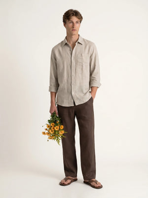 Terra Drift Linen Shirt
