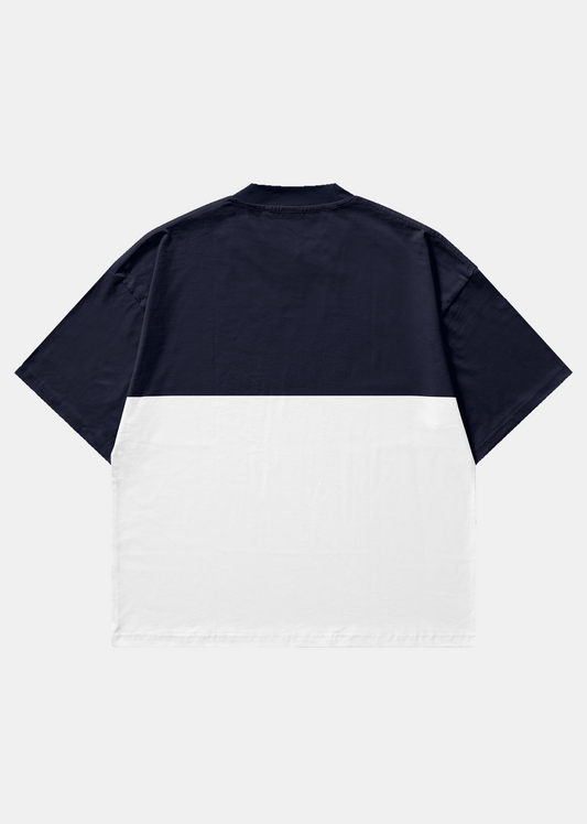 Two-Panel Minimal Branding boxy Tee