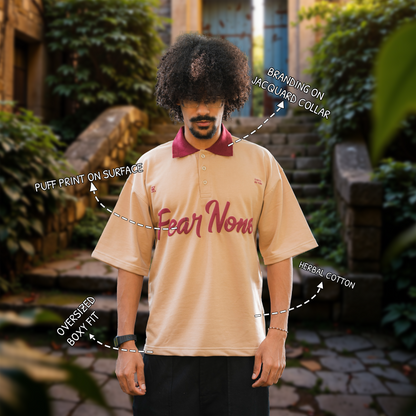 Herbal Cotton Contrast Collar branding Polo