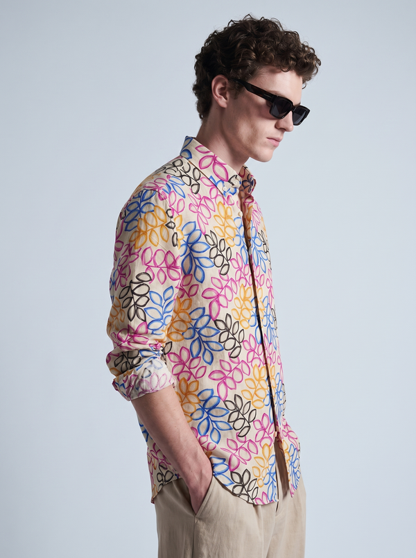 Riviera Garden Linen Shirt