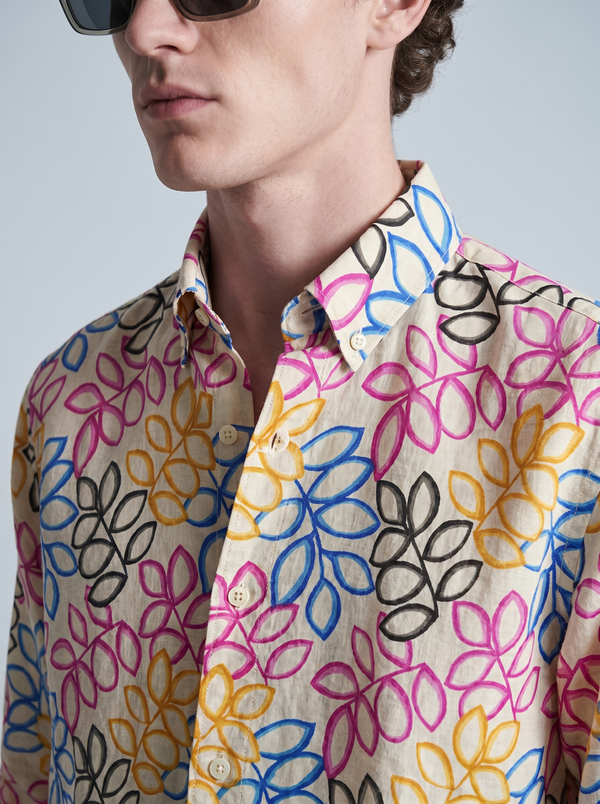 Riviera Garden Linen Shirt