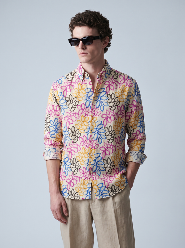 Riviera Garden Linen Shirt