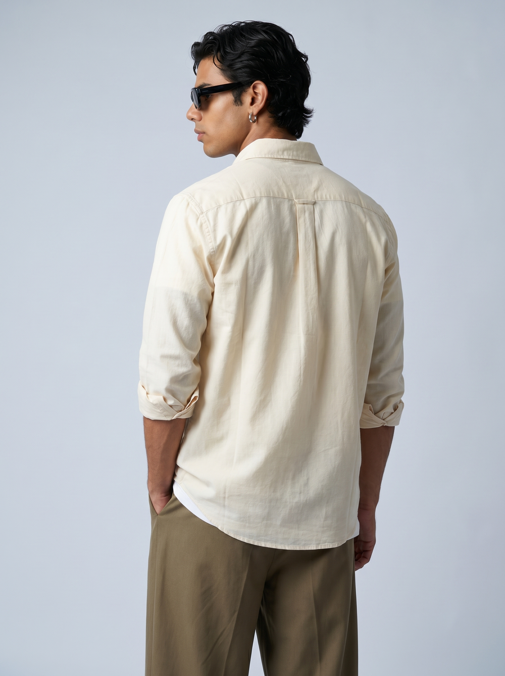 Ivory Classic Linen Shirt