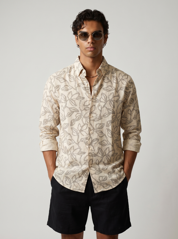 Sketch Leaf Shirt
