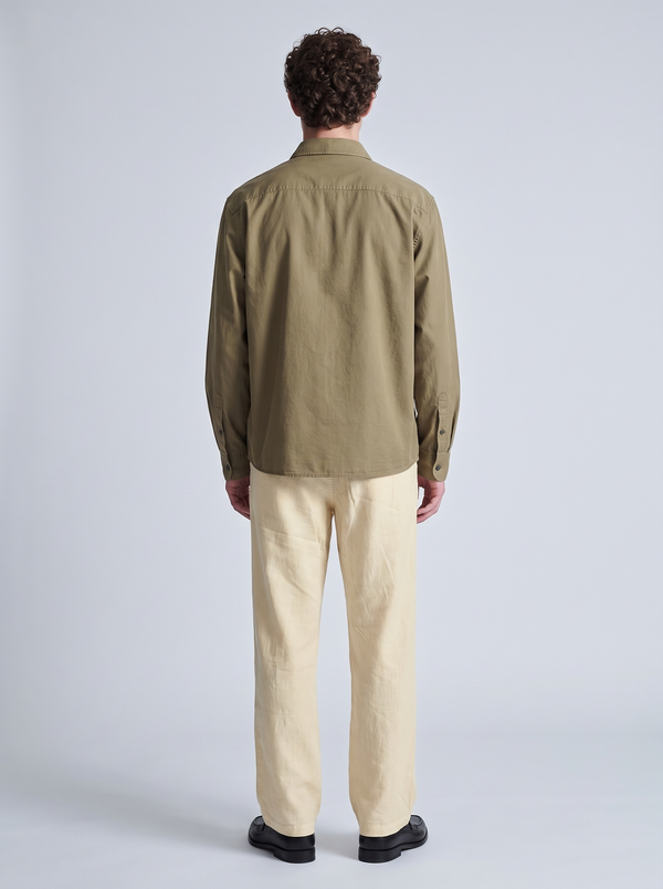 Sandstone Relaxed Linen Trousers