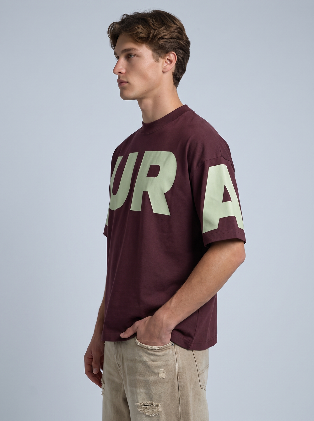 “A-to-A” Maroon Graphic Tee