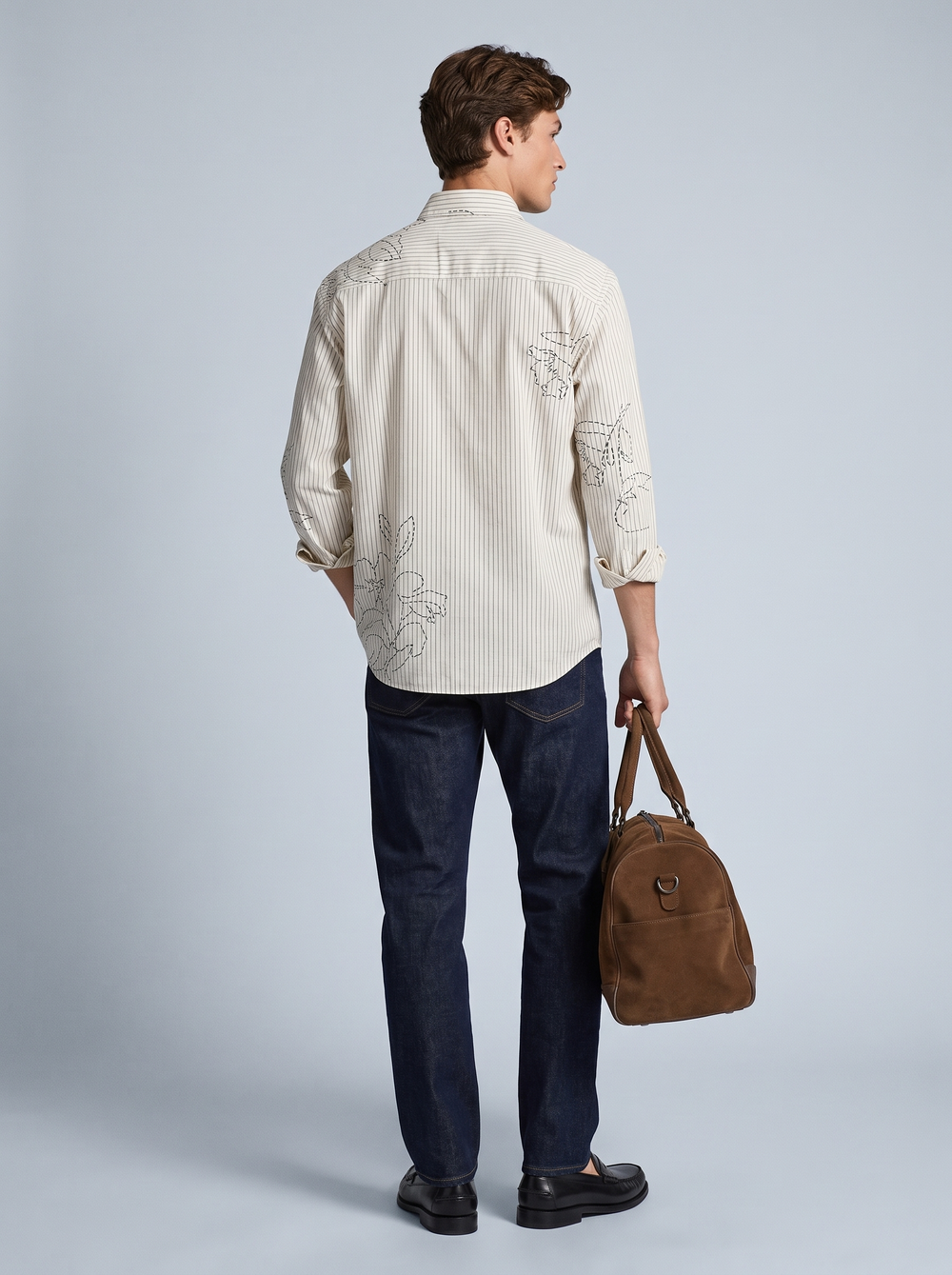 Line Art Pinstripe Shirt