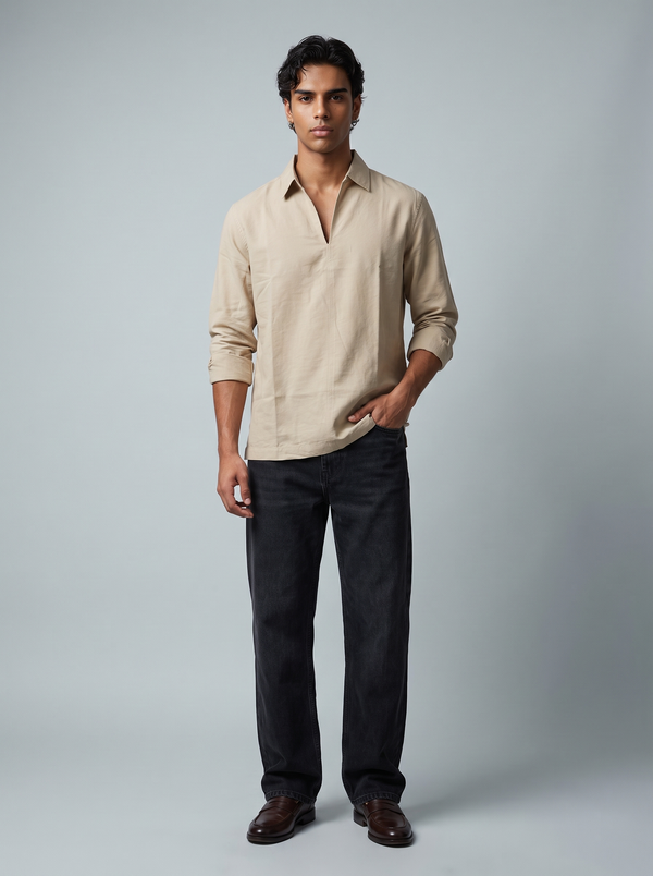 Sand Popover Shirt