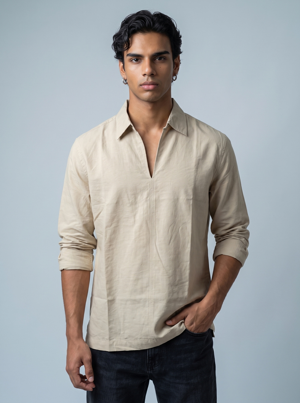 Sand Popover Shirt