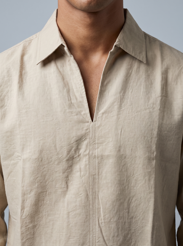 Sand Popover Shirt