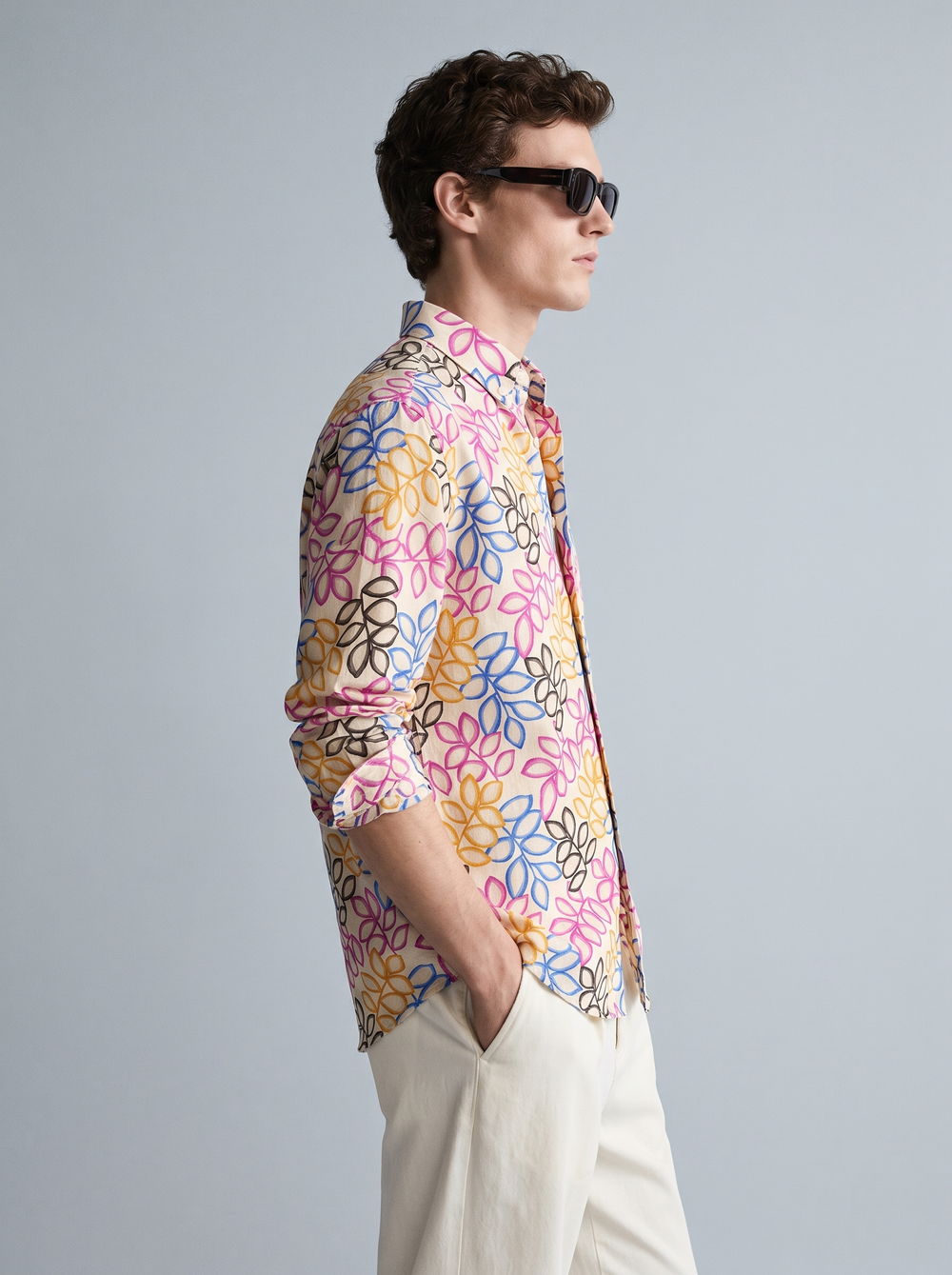 Riviera Garden Linen Shirt
