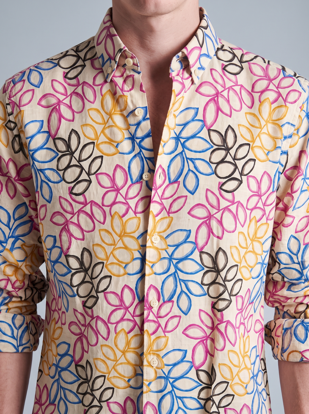 Riviera Garden Linen Shirt