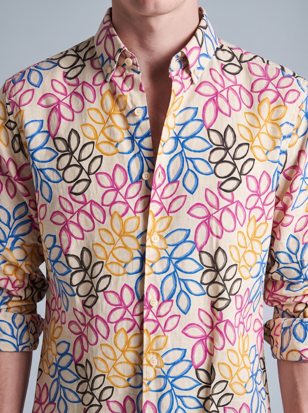 Riviera Garden Linen Shirt