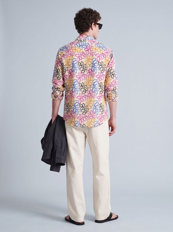 Riviera Garden Linen Shirt