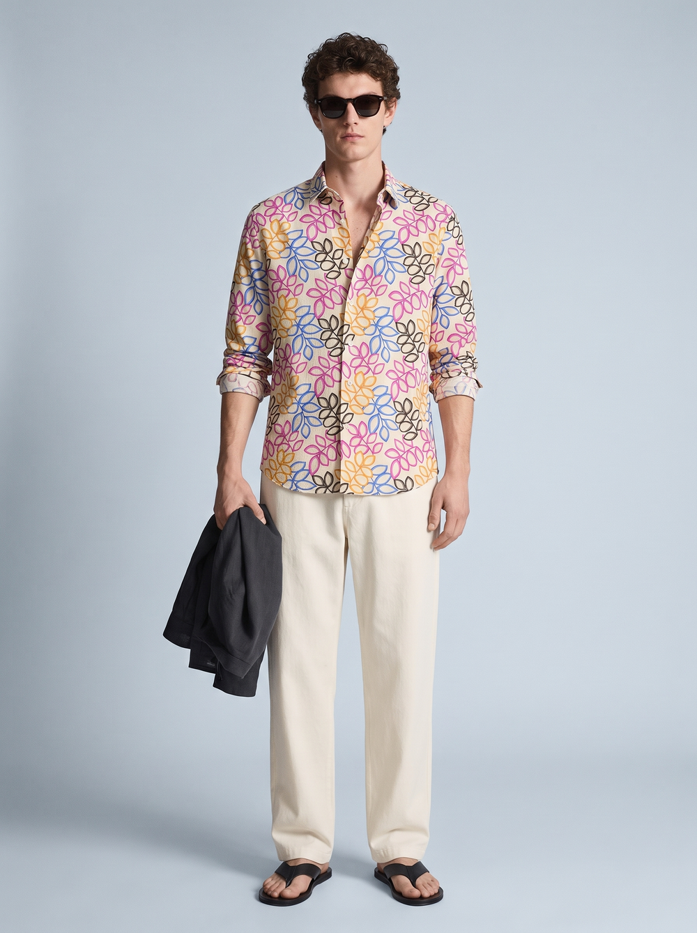 Riviera Garden Linen Shirt