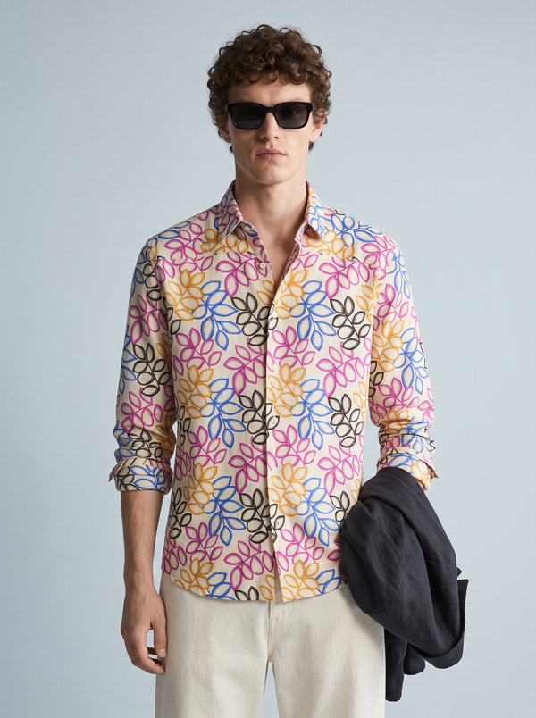 Riviera Garden Linen Shirt