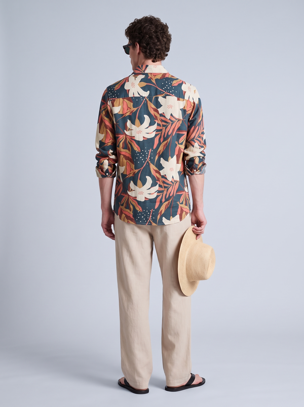 Maple Palm Linen Shirt