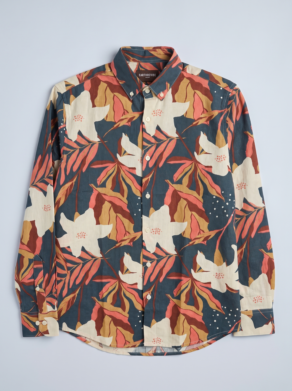 Maple Palm Linen Shirt