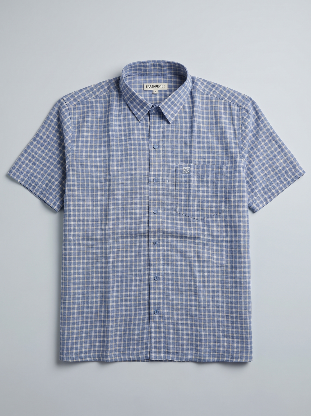 Aqua Trail Check Camp Shirt