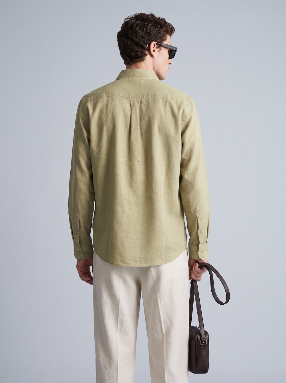 Willow Green Linen Shirt