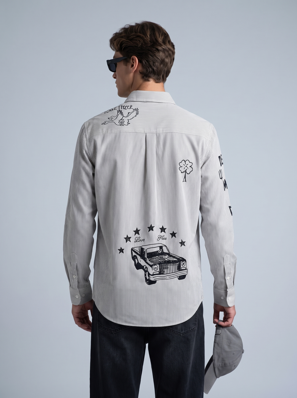 Tattoo Pinstripe Shirt