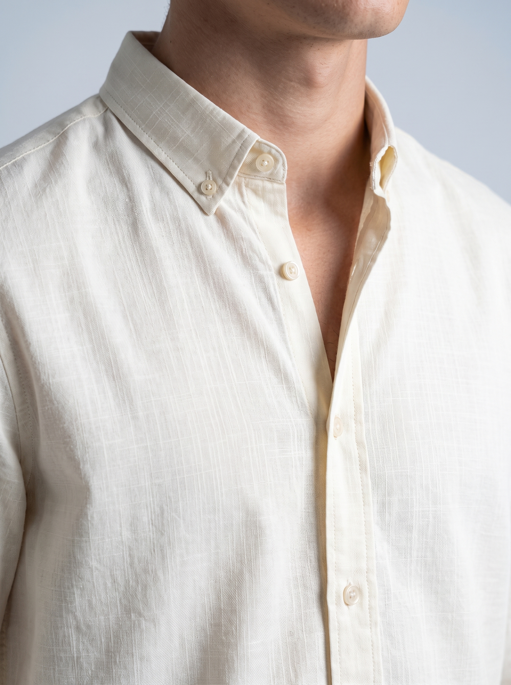 Oat Beige Linen Shirt