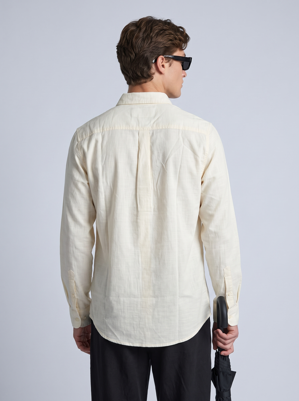 Oat Beige Linen Shirt