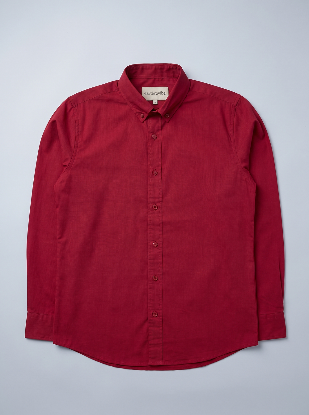 Crimson Red Linen Shirt