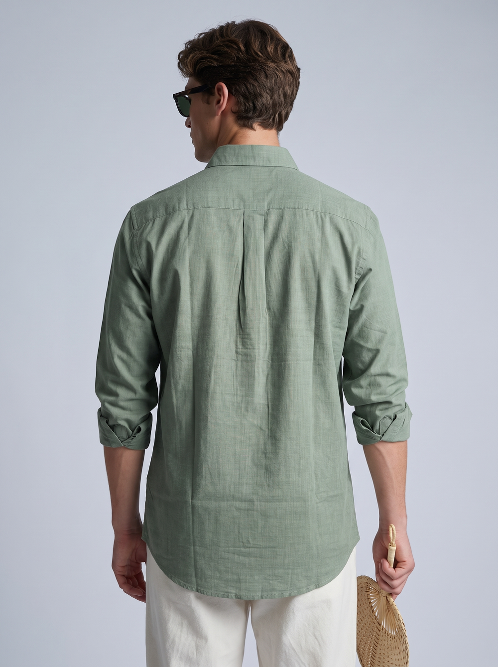Juniper Green Linen Shirt