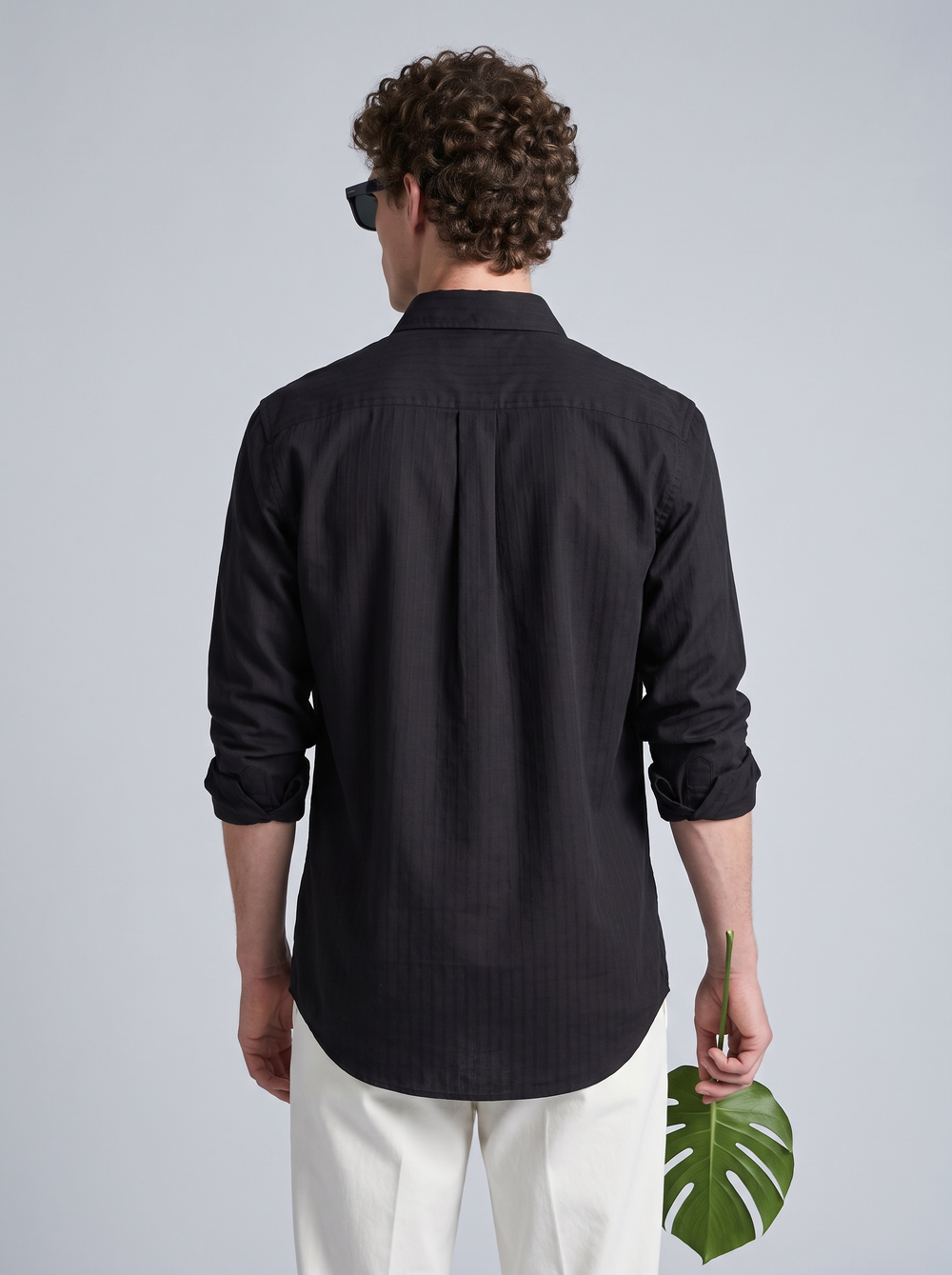 Midnight Black Linen Shirt