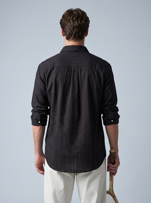 Onyx Self-Stripe Shirt
