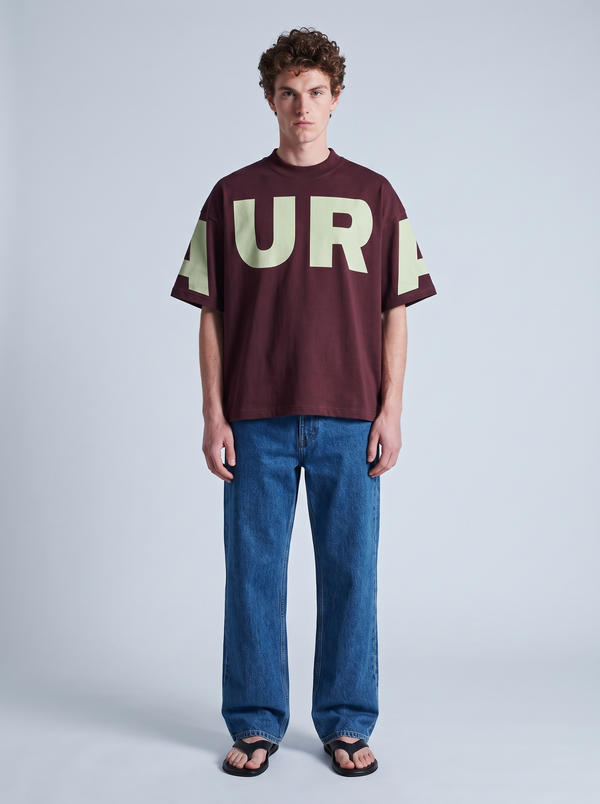 “A-to-A” Maroon Boxy tee
